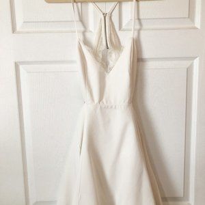 Lace Mini Dress in Cream